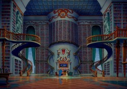 Bibliothèque du film "La Belle et la Bête" des Studios Disney
